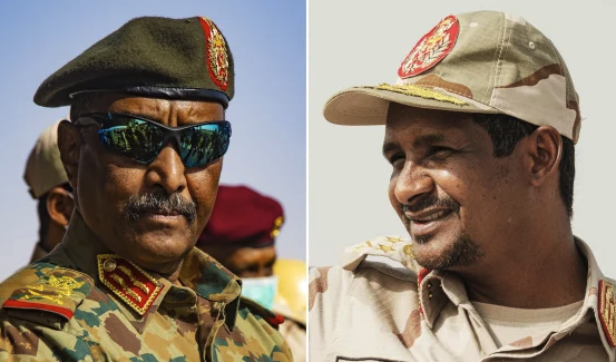 فرماندهان رقیب در جنگ سودان