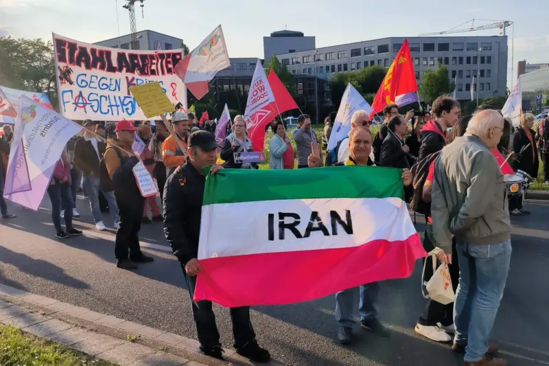 تظاهرات حسین خرمی